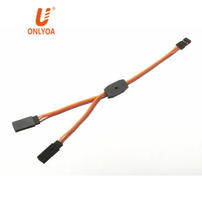 Y стиль 1 мужской до 2 женский RC Servo удлинитель серво провод шнур питания кабель для модельная игрушка-машинка на радиоуправлении