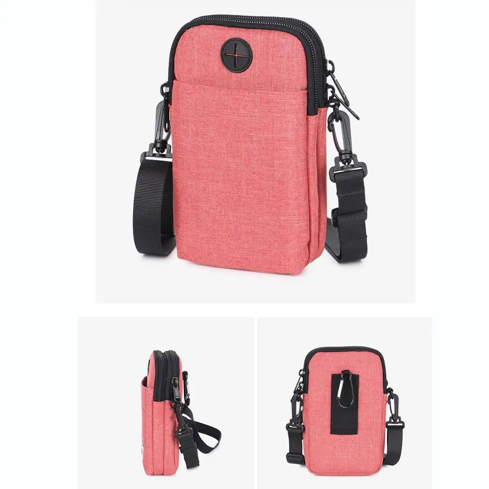 Mens crossbody travel messenger bag passport single shoulder bag