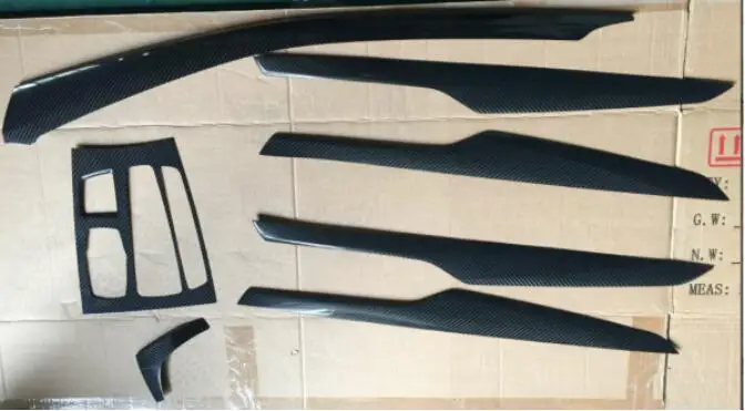 7Pcs/Set Carbon Fiber F15 Interior Dashboard LHD for BMW X5