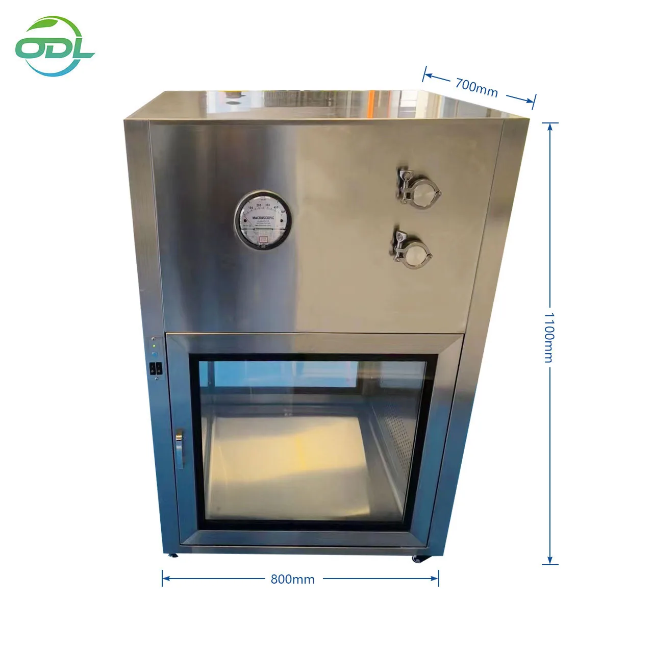 Oudelong GMP Stainless Steel Transfer Hatch Pass Box Pass Tunnel for Modular Clean Room