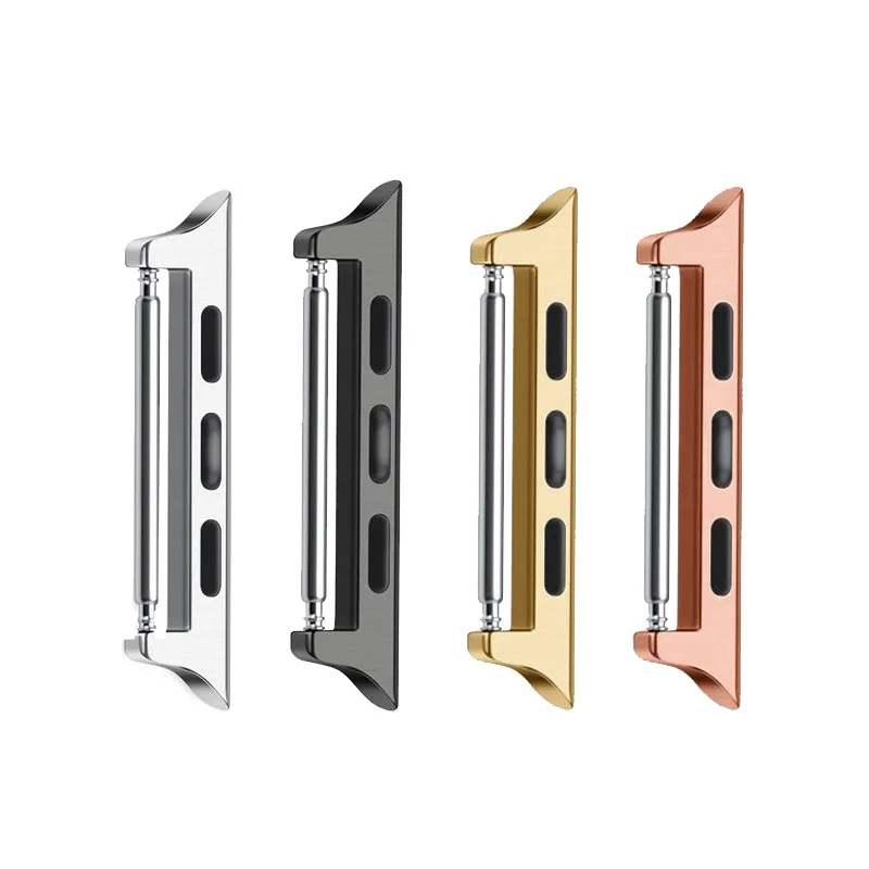 Factory Stainless Steel Connector Adapter for Apple Watch Series 6 Watch band 40mm 44mm Metal Accessories Adapter Connection