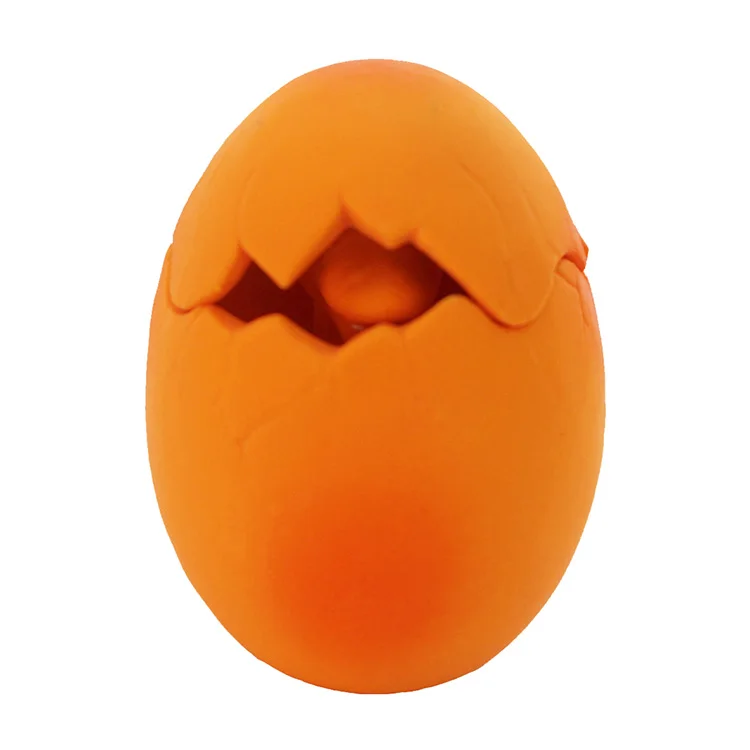 Super Cute Eggshell Chicken Latex Squeak Pet Dog Toy for Puppy