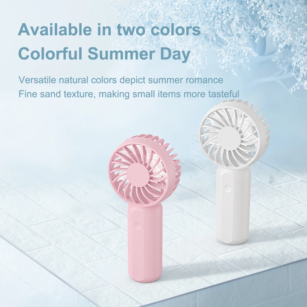 New Arrival Super Mini Air Cooling USB Fan with Sling 1200mah KC battery full capacity Strong Wind Portable easy to carry