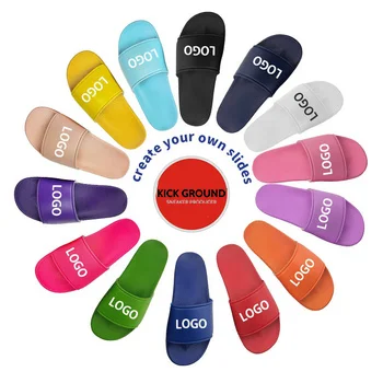 KICK GROUND 2023 New Arrival Slides Summer Fashion Thick Bottom Step On Shit Feeling Eva Sandals And Slippers