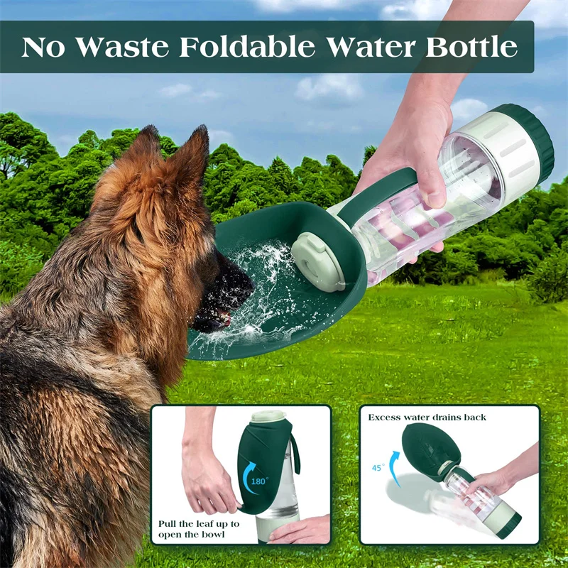 Leak Proof Portable Pet Travel Drinking Bottle Container Puppy Pet Cat Water Dispenser Outdoor Hiking Dog Water Bottle