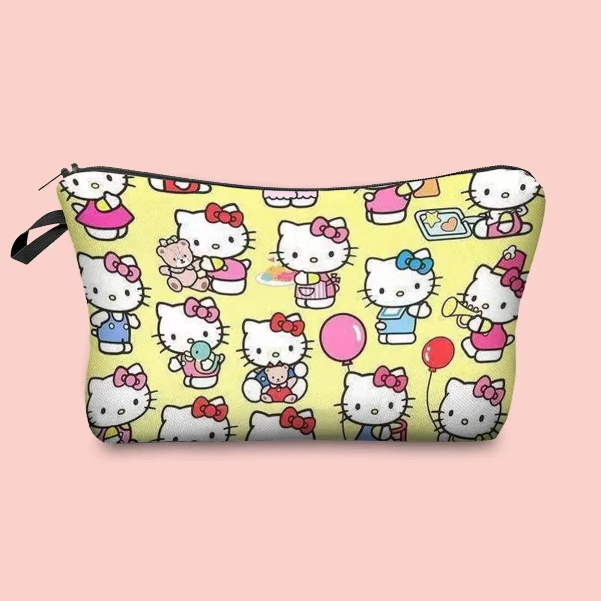 Wholesale good quality colorful multifunction canvas makeup bag travel storage pouch coins canvas bag with zipper