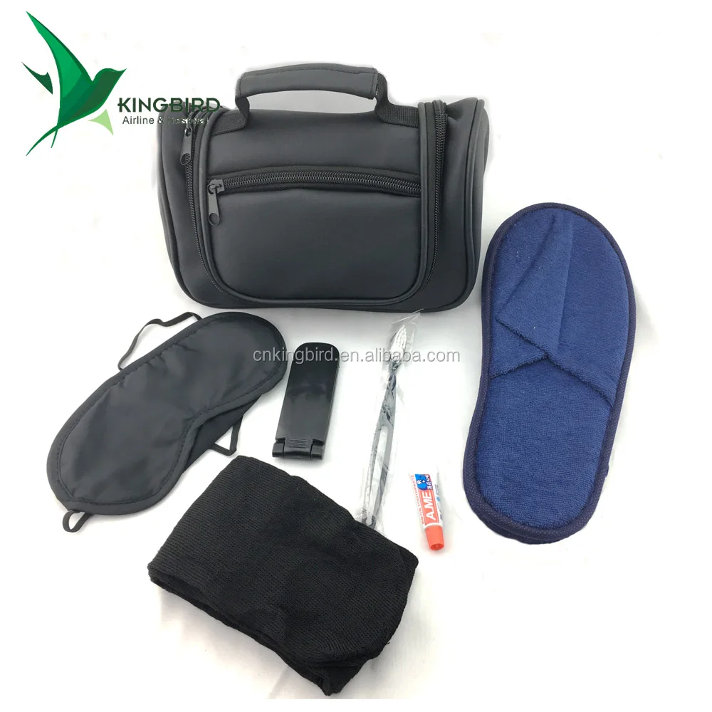 airline overnight amenity kit for travel