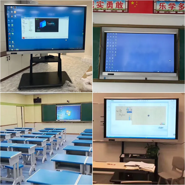 65 inch 4k UHD multi touch smart board interactive whiteboards for classrooms