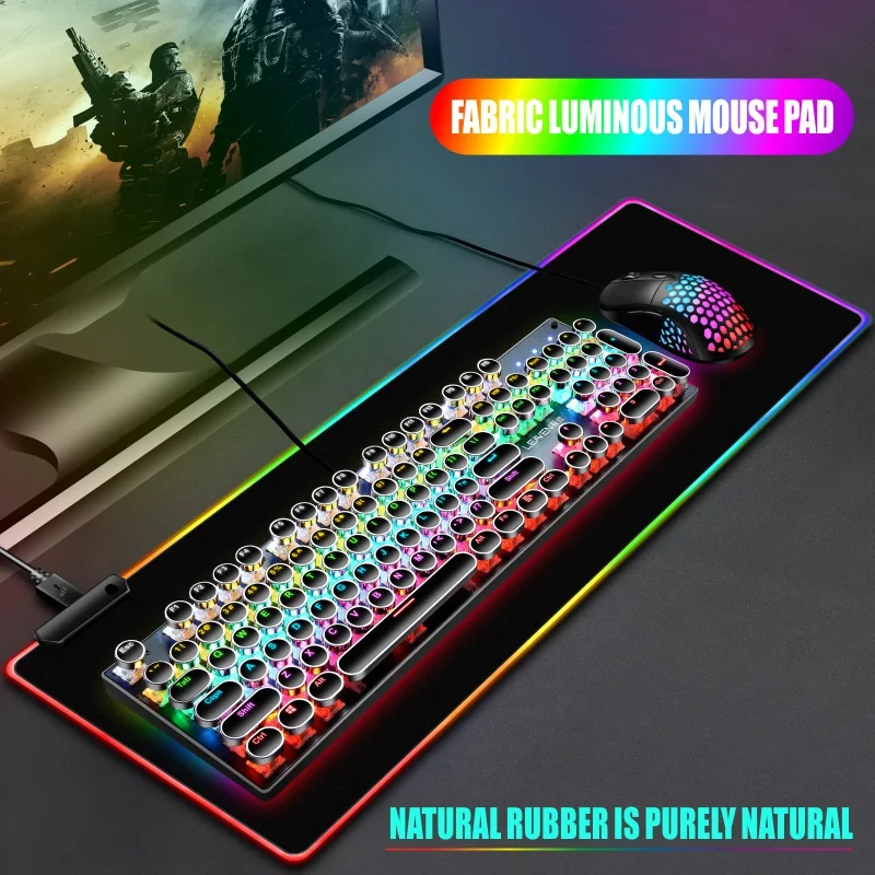 Hot Sale Large Size Mouse Pad Waterproof Rubber Mouse Pad Factory Price LED XXL RGB Gaming Mouse Pad Wholesale