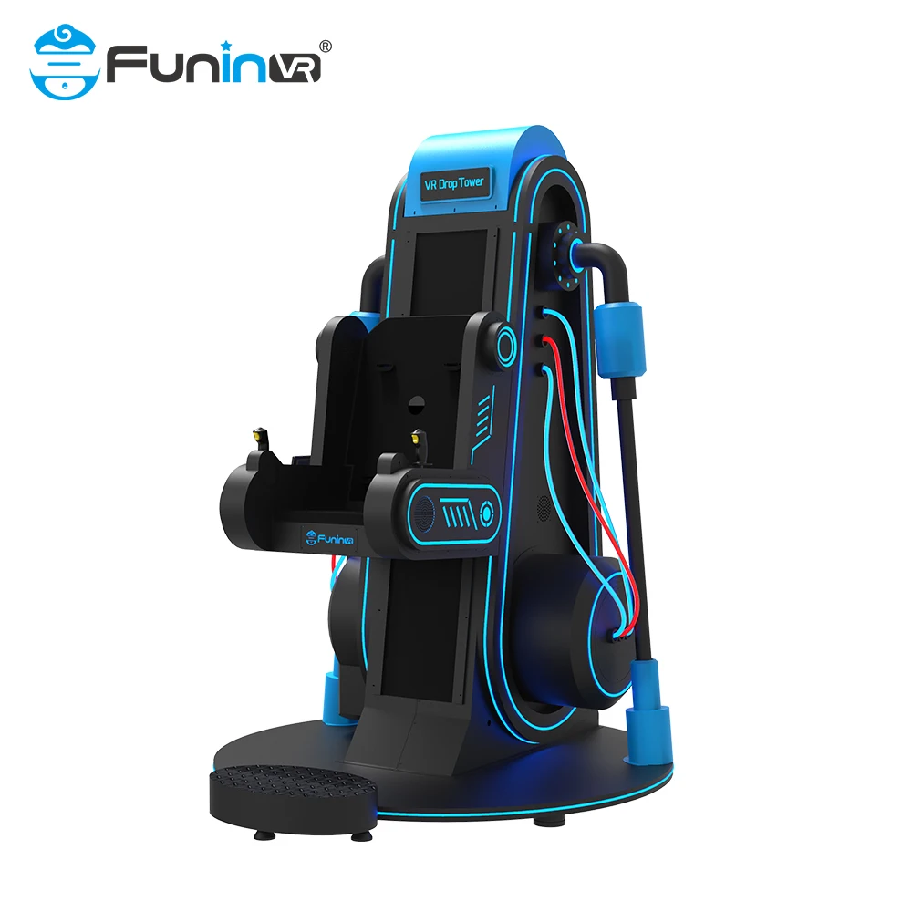 VR Drop Tower Amusement Vr Simulator Game Machine supplier 9D Roller Coaster Commercial Vr Game Simulator Game Equipment