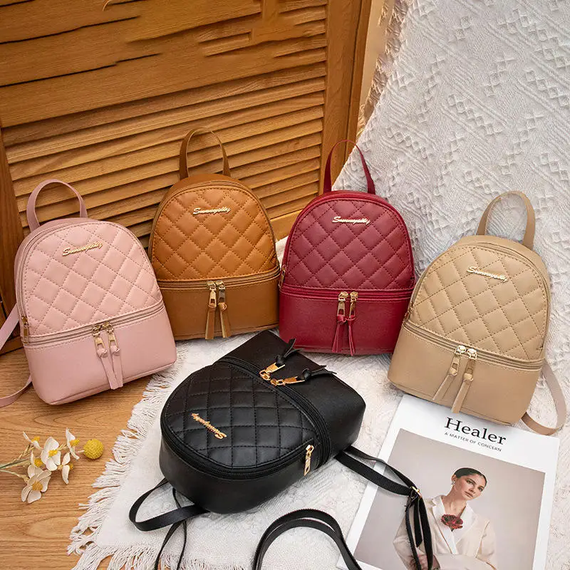 New Product 2024 womens mini backpack wholesale price shoulder bag student schoolbag Small backpack