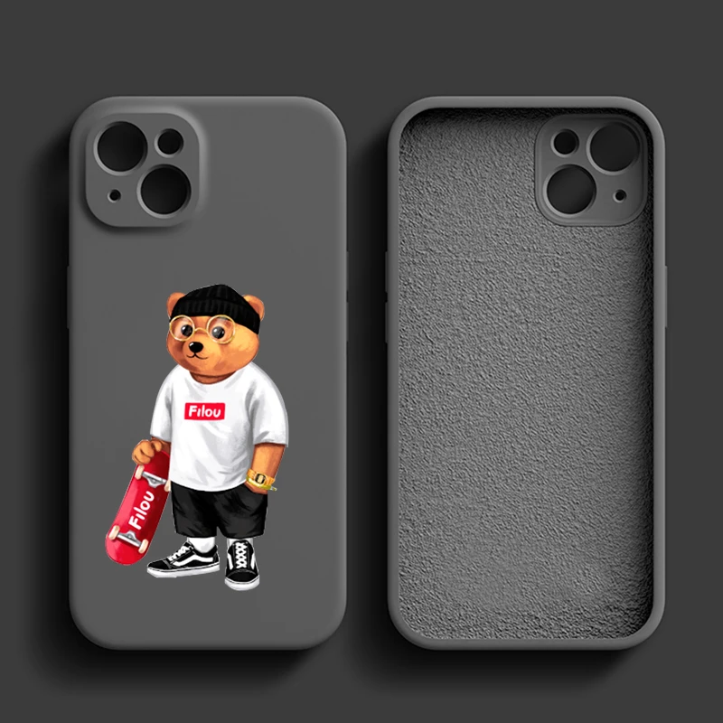 Custom LOGO Phone Case for iPhone 13 12 11 Pro XR X Xs Max 8 7 Mini Customize Brand Silicone Cases Soft Back Cover