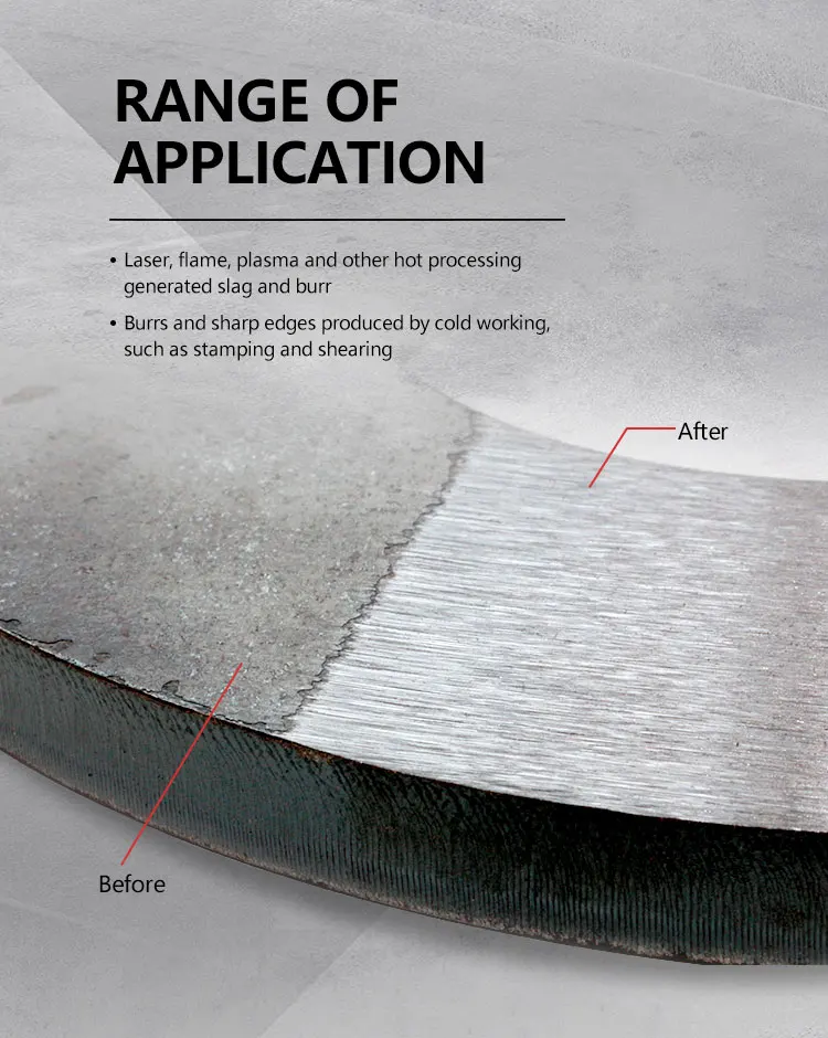 Honry SSQ1000 Hairline drawing processing deburring sanding polishing machine with 2 belt sanders and 4 grinding brushes