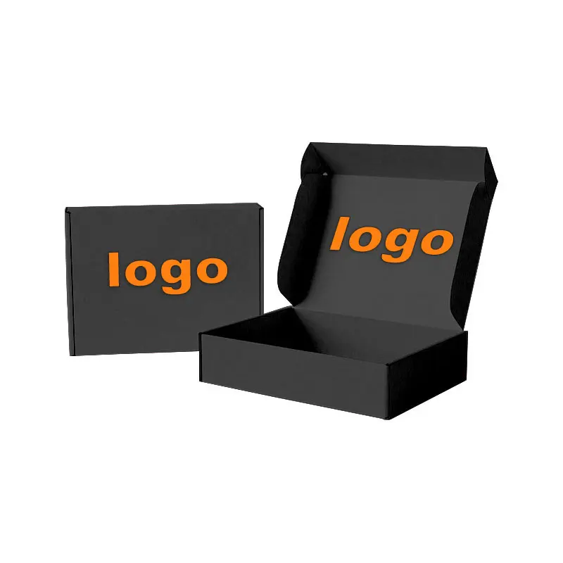 Wholesale Mailer Shipping Hoodies Packaging Custom Print Holographic Corrugated Gift Paper Box For Shirt