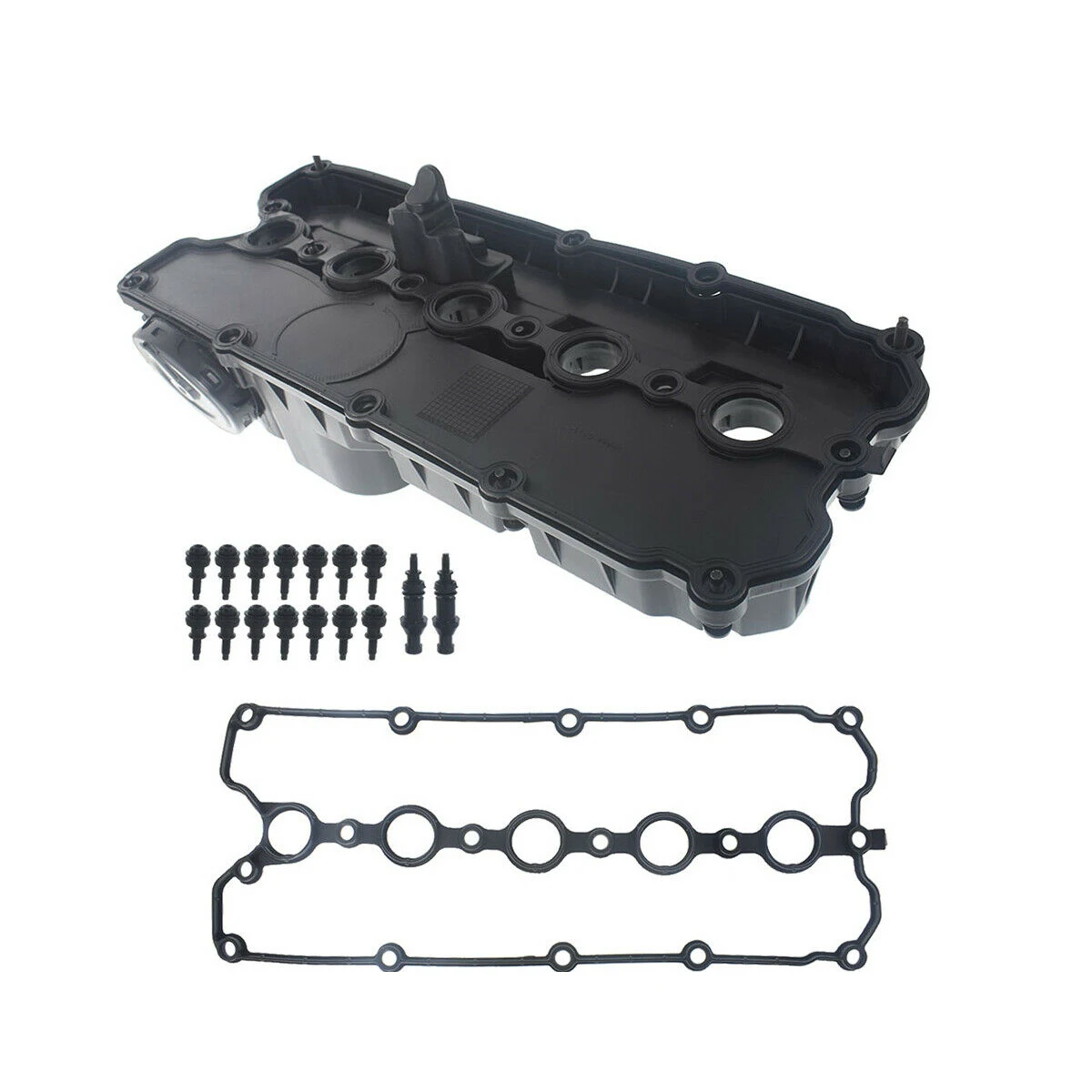For VW Jetta Golf Passat 2.5L Engine Complete Valve Cover W/ Gasket & Bolts