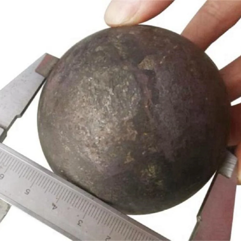 50Mn Forged Chrome Mining Grinding Steel Ball High Quality Metal Carbon Rubber Coated Steel Balls