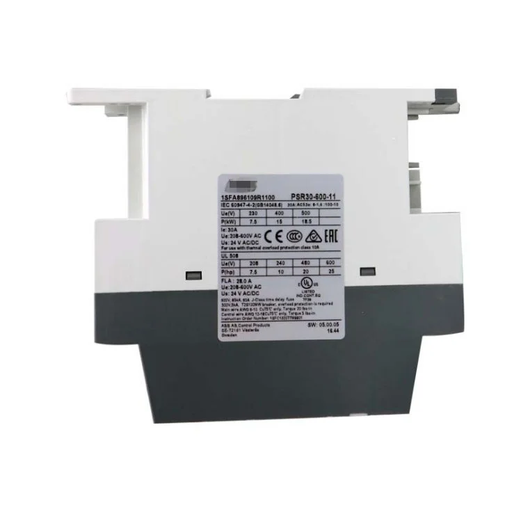 original and new Switzerland products AB-B brands soft starter PSR85-600-70 45kw 3 phase motor soft starter