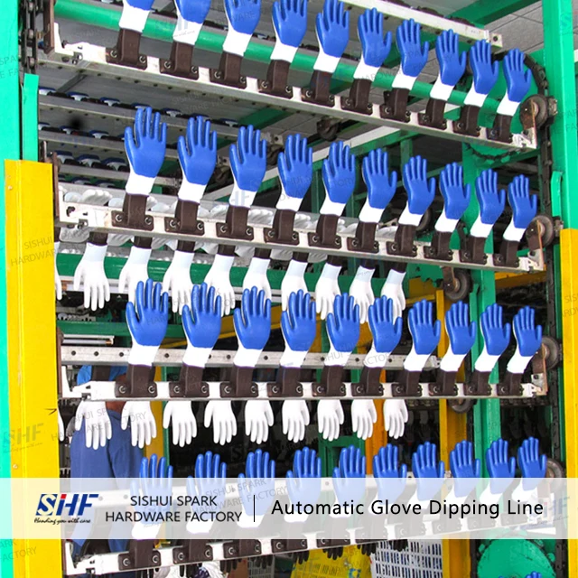 
NBR/NR Wrinkle glove dipping production line/Nitrile glove machine 