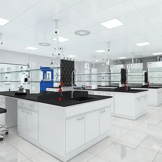 Manufacturer Hospital Laboratory Work Table with Sink Biological Modular Lab Bench