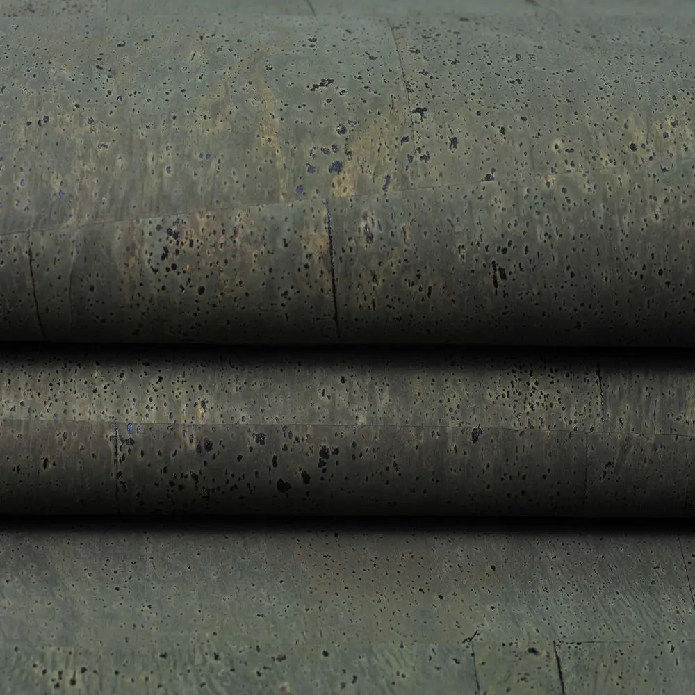 Hot Selling Dyed Color Natural Cork Fabric Cork Leather Fabric for Handbag Notebooks Bag Shoes Wallpaper