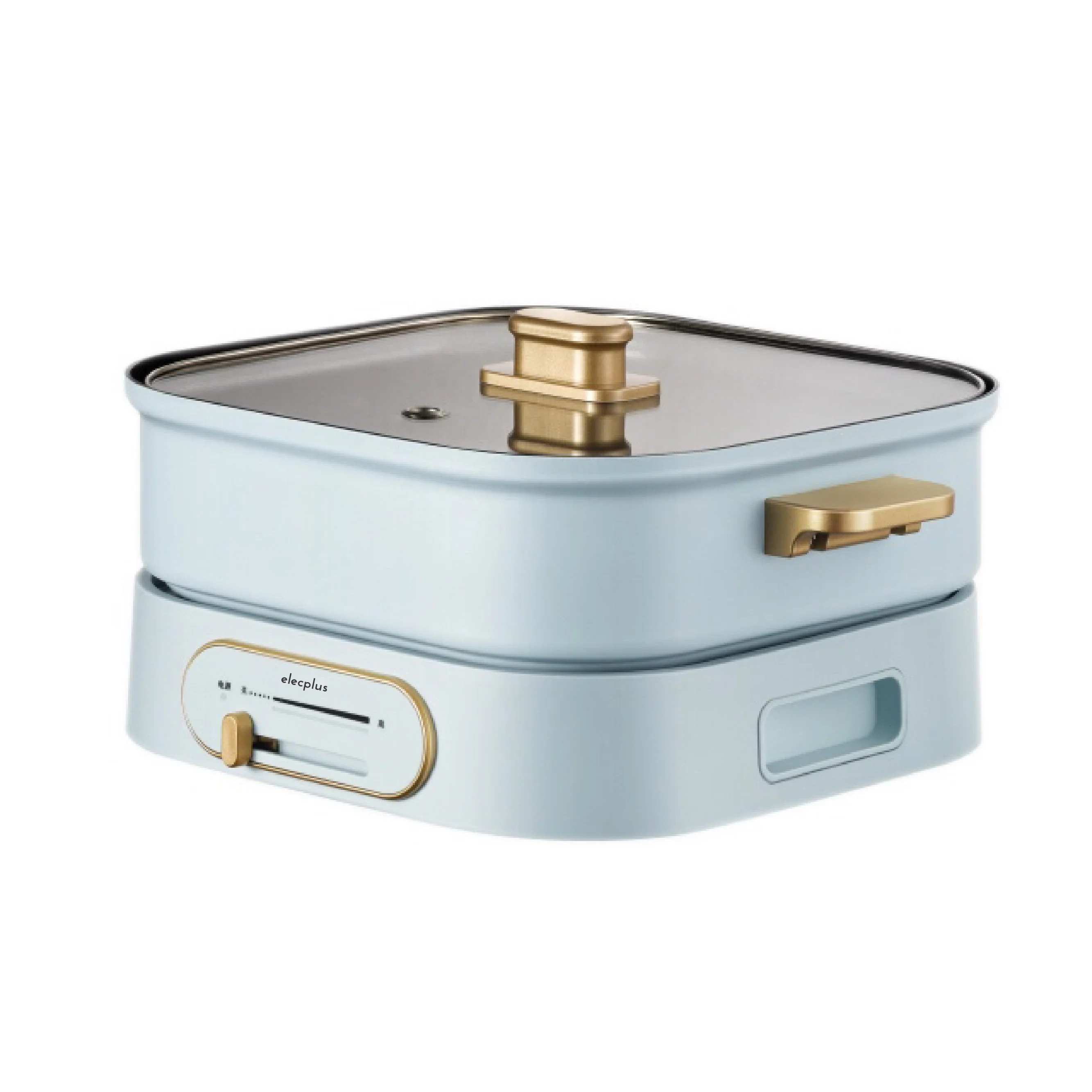 
Mini multi function cooker electric pot bbq hot pot electric pan 3 in 1 