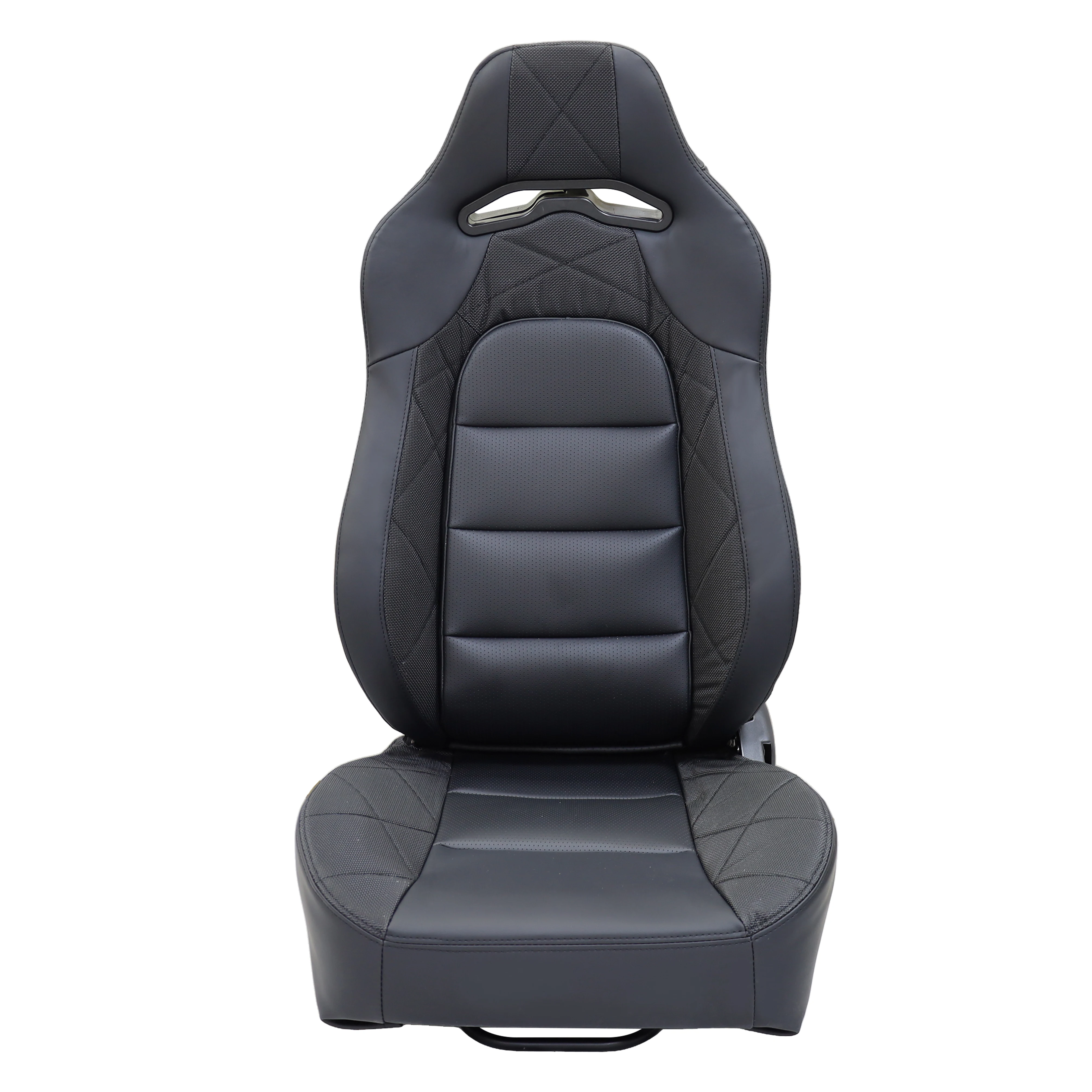 JBR9021 Factory Supply Racing Seat NEW Model Black PVC Leather Racing Seats With Double Slider