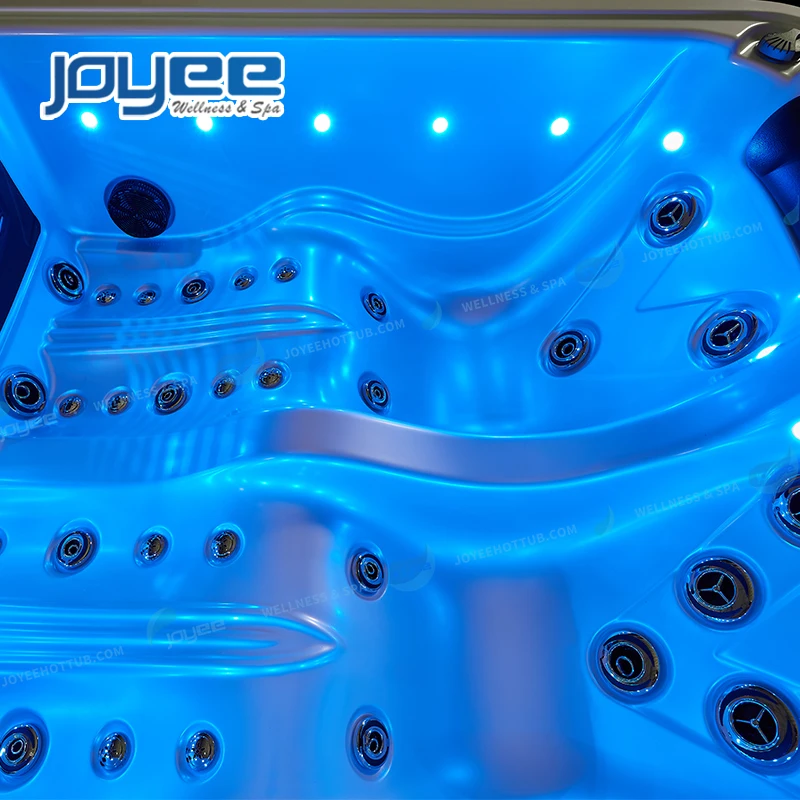 JOYEE 2 People Manufacture Acrylic Whirlpool Outdoor Spa Small Hot tub massage jacuzzi function spa tub
