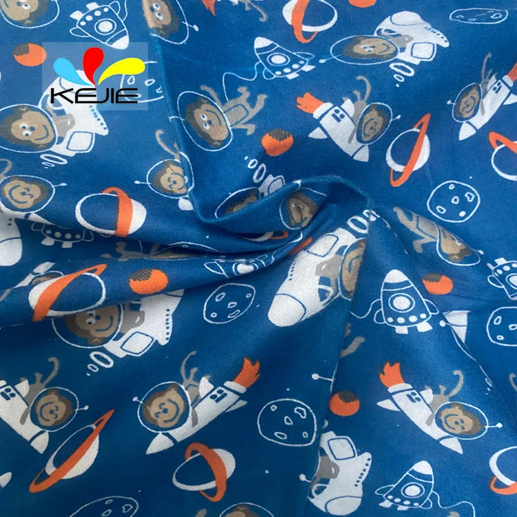 100% cotton flannel cotton fabric baby cotton flannels flannel fabric blue plaid