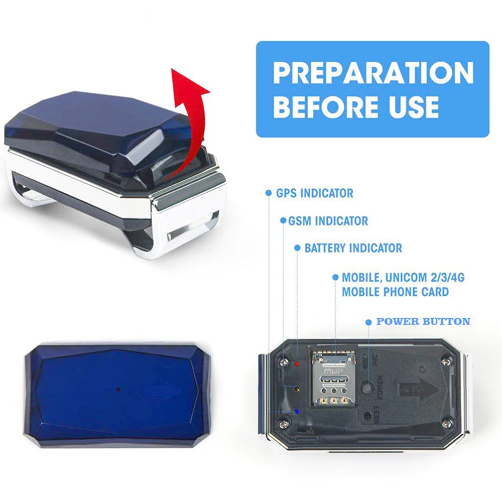 OEM/ODM водонепроницаемый собачий GPS ошейник G12P GSM GPRS Wifi умный GPS-трекер для домашних животных с приложением + веб SMS система
