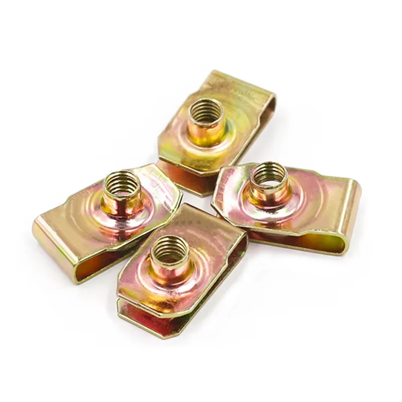 M4 M5 M6 M8 M10 Leaf Plate Spring Speed Clamping Nuts Lock Nut U Spring Clip Nut