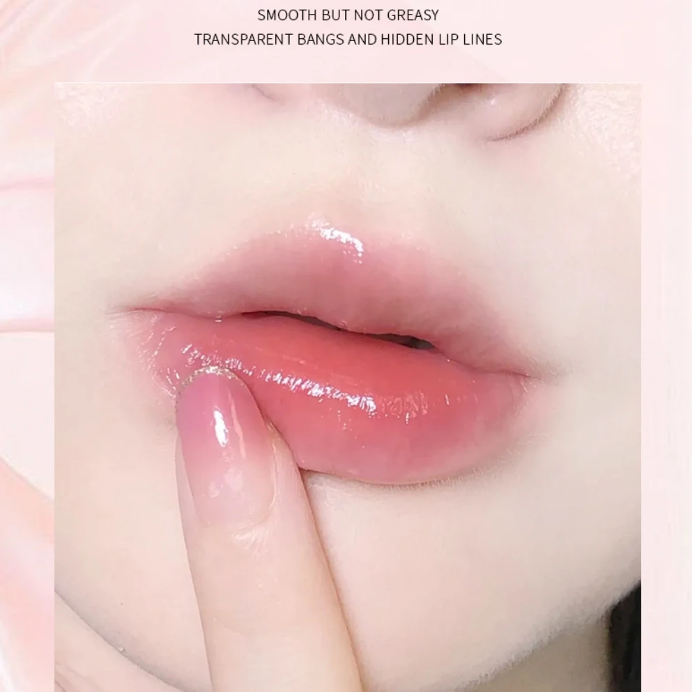 OEM Colour Diary Light Lines Warm Color Temperature Change Lip Oil Improve Lip Wrinkles Rose Orange Firming Tendering Plump Lip
