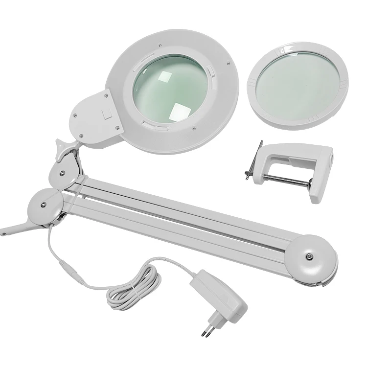 Changeable Desk LED White Beauty Equipment Magnifying Lamp for Microelectronic Assembly