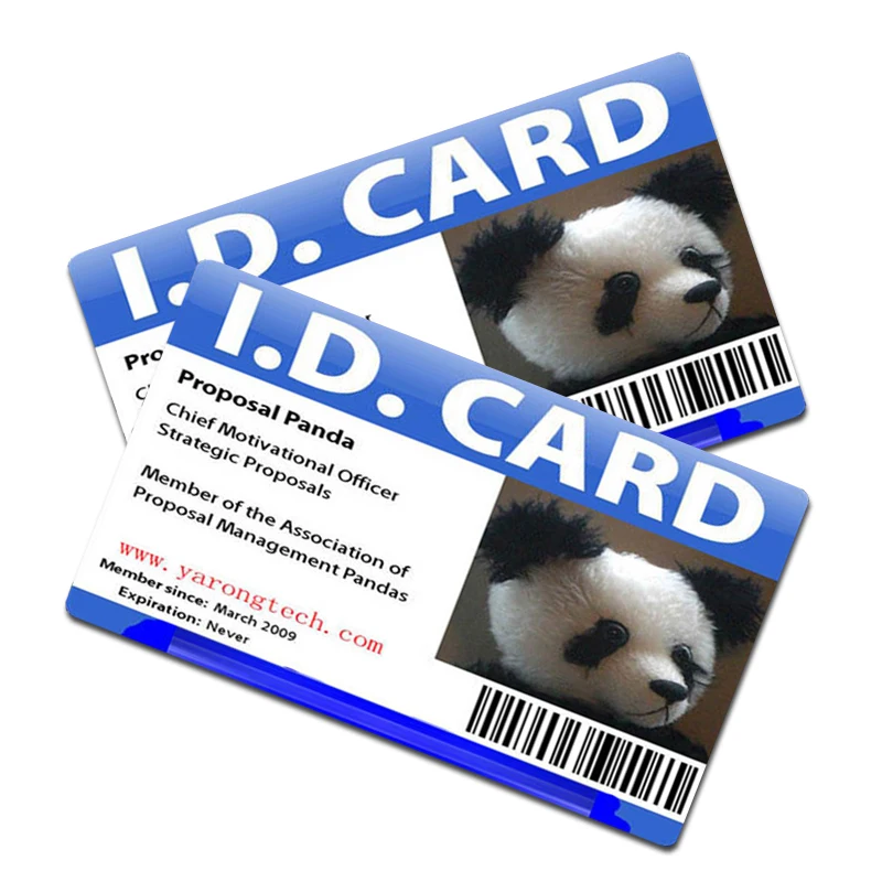 Customized Printing Plastic 125khz Rewritable RFID Card T5577 EM4305 Card