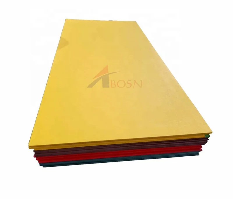 UV resistant Hdpe sandwich plate playground plastic board, 3 layers HDPE sheets