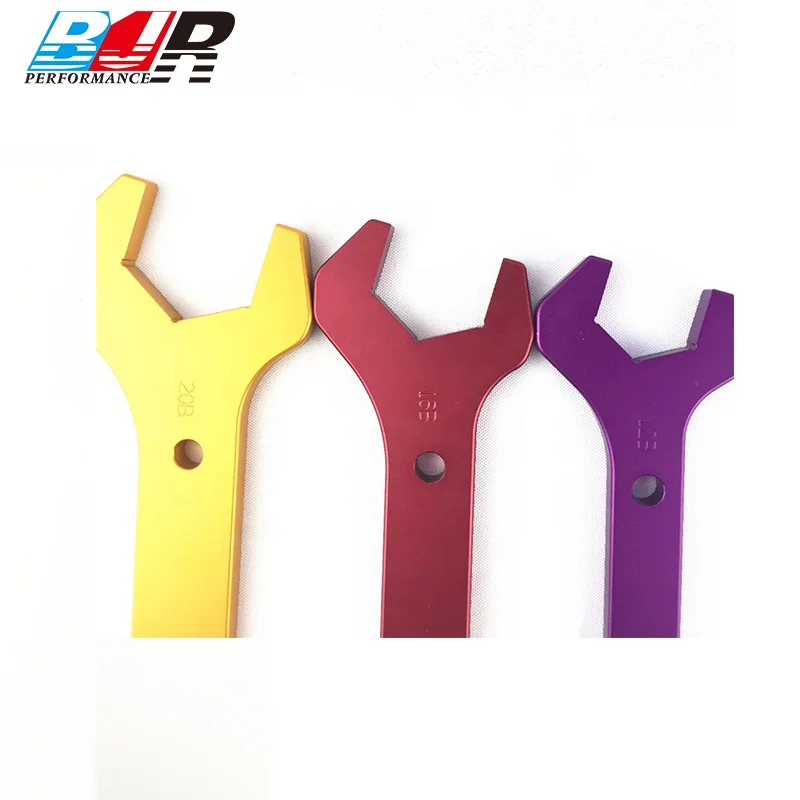 BJR Racing Engine Parts Aluminum Universal AN Fitting Double End Wrench Hand Tool Set