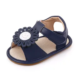 New Design 0-2years baby kids shoes leather TPR sole toddler baby sandals