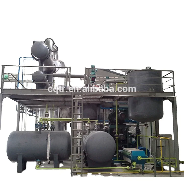 Waste Engine Oil Purifier Recycling Machine to make good diesel fuel