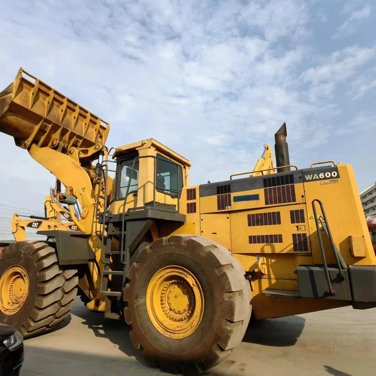 Used construction machinery Komatsu WA600-3 Loader Manufactured Year 2010  Original Japan Engine 384 kW High Quality