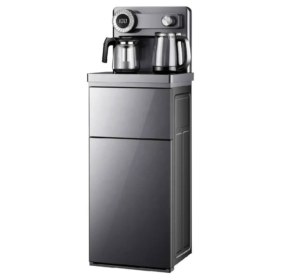 Remote Control Multi Function Vertical Drinking Cold Hot Tea Bar Machine Smart Electric Kettle Tea Bar Water Dispenser