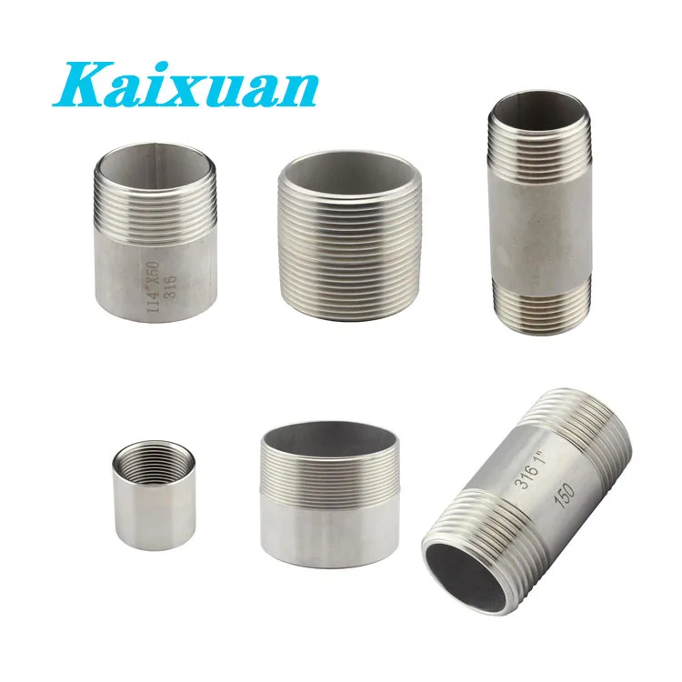 Professionally Customized Pipe Schedule 40 Ss316/304 Stainless Steel Fitting Welding Pipe Nipple Toe Nipple