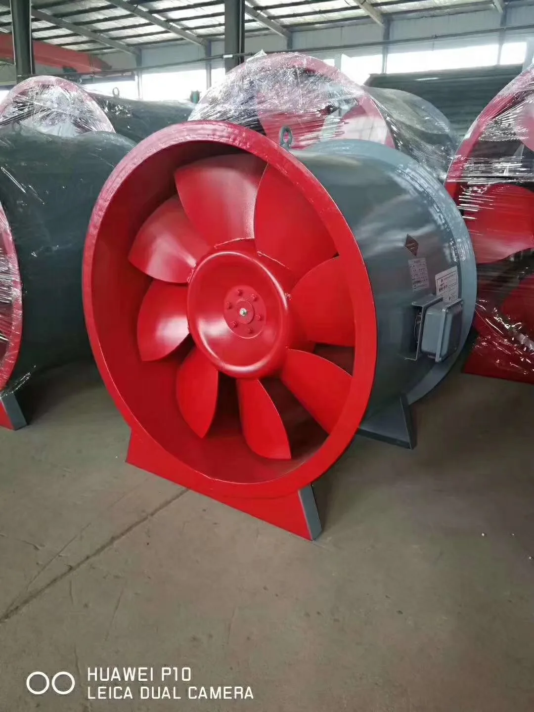 High Temperature Proof  Explosion Proof Metal Axial Flow Fan 380V  For Industrial Ventilation