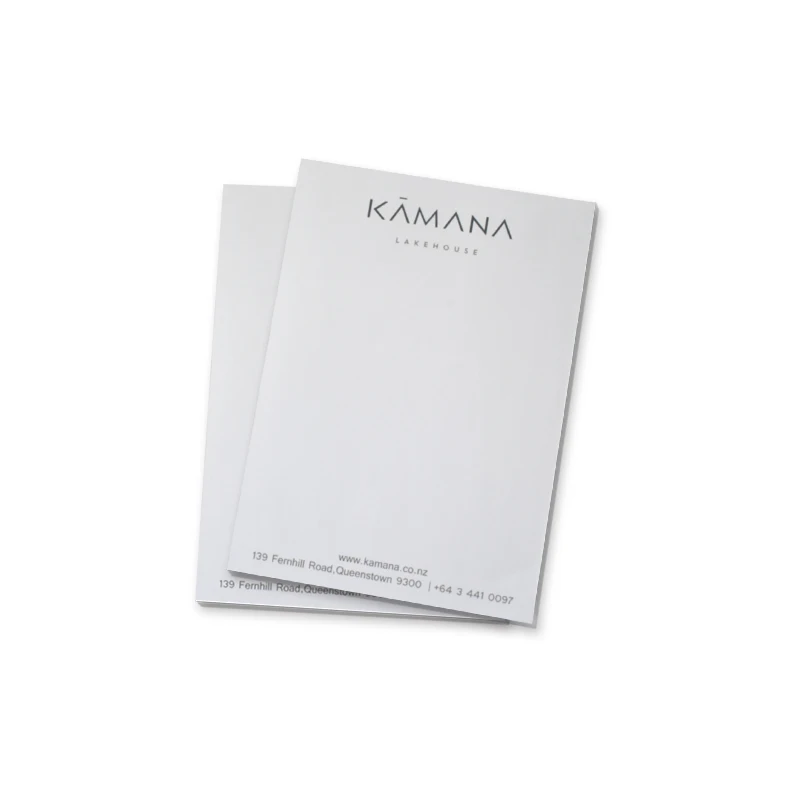 Professional Hotel A5 notepad custom logo sticky note pad for Real Estate Promotional gifts