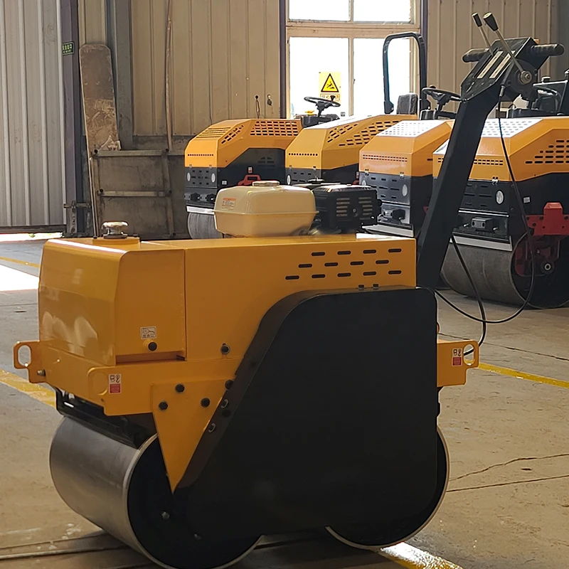 Ex-factory price vibratory roller walking parallel roller for sale Weight 0.5 tons Engine brand Honda
