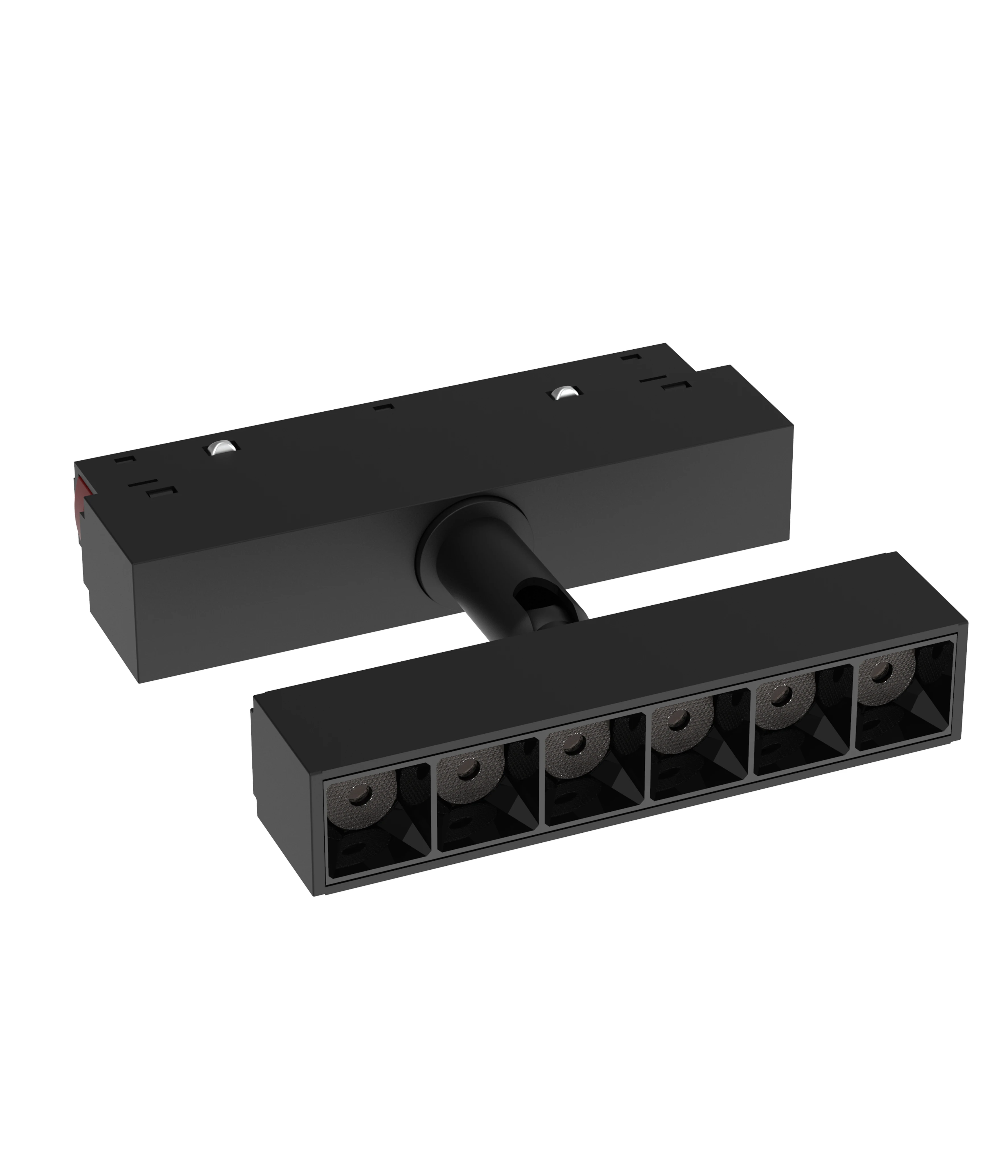 Track light magnetic power track international socket with led light slim track light