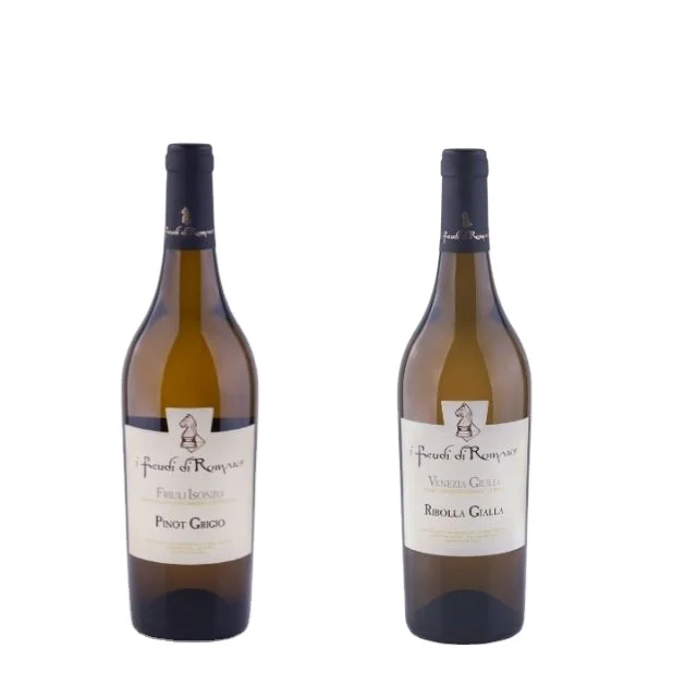 Винная бутылка итальянская сухая белая винная Pinot Grigio / Ribolla Gialla I Феди