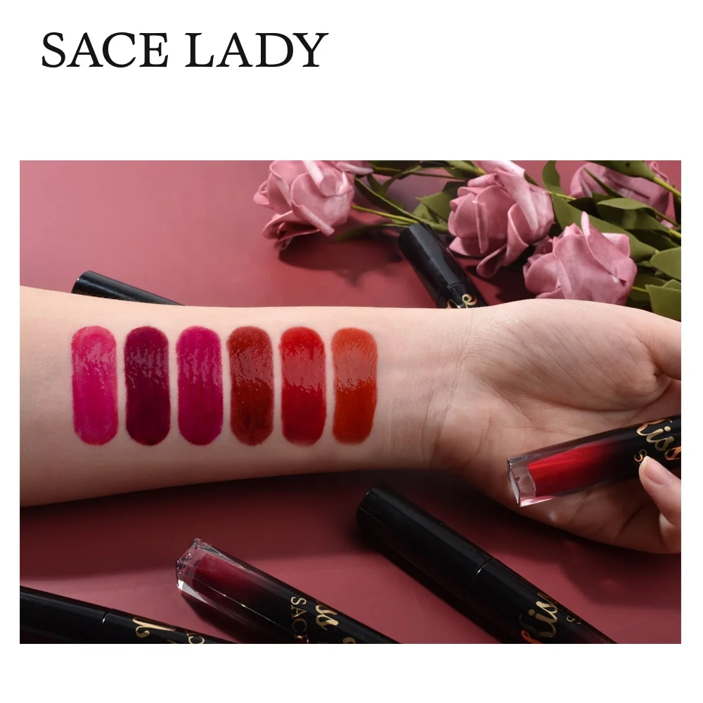 
SACE LADY Lip Gloss Long Lasting Lip Tint OEM Customized Private Label Liquid Lipstick SL615 