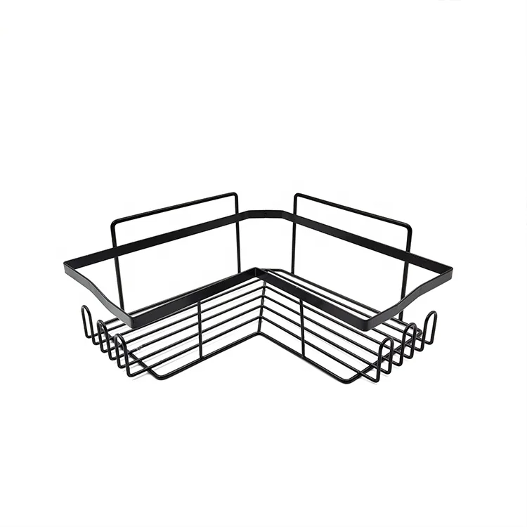 Shower Caddy Basket Shelf with Hooks for Hanging, Toilet Rack Shelf Bathroom Rack Storage