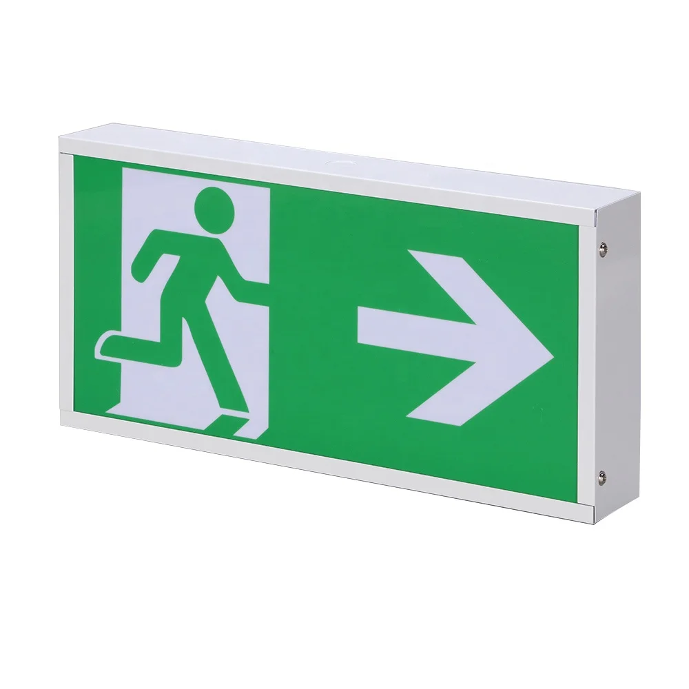 ZhuiMing Ip20 Running Man Fire Safety Emergency Exit Lighting  Rechargeable Led Emergency Exit Light