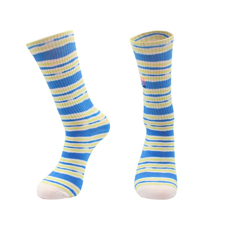 Wholesale breathable comfortable Crew Happy Funny Crazied Colorful Socks For Men Women