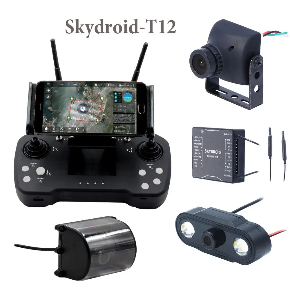 Пульт дистанционного управления Skydroid T12 2 4 ГГц 12CH с цифровой картой передачи для радиоуправляемого